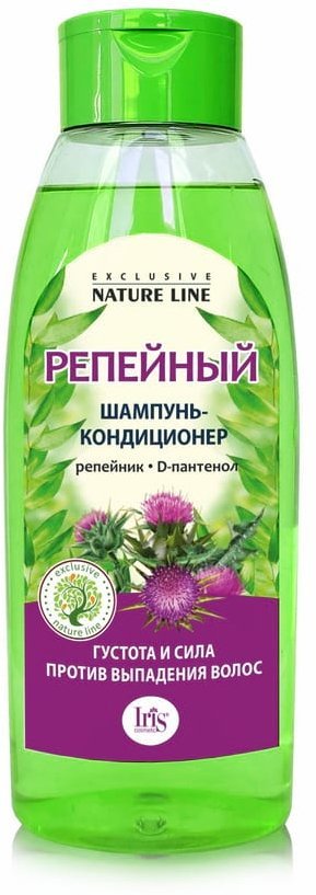 Шампунь-кондиционер "Репейный" EXCLUSIVE NATURE LINE Iris, 500 мл  фото 1 &mdash; TD-EX.RU
