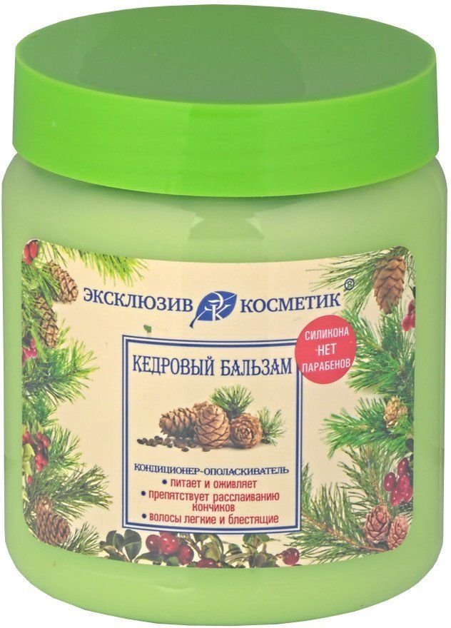 Кондиционер-ополаскиватель "Кедровый бальзам" Эксклюзивкосметик, 500 мл фото 1 &mdash; TD-EX.RU