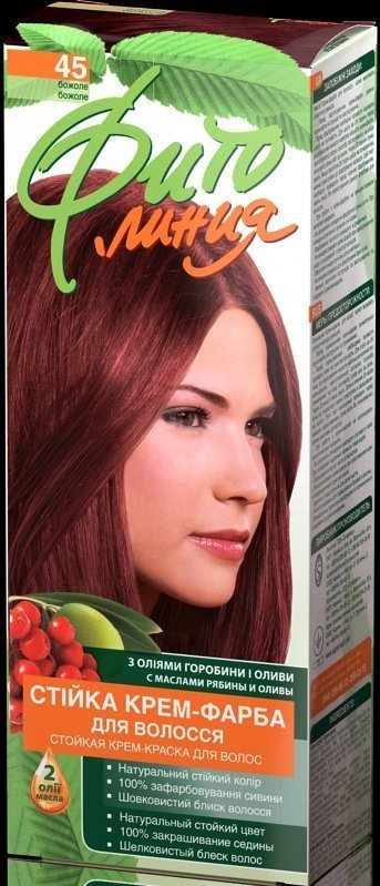 Фито Линия Herb's Planet Стойкая крем-краска для волос №45 Божоле фото 1 &mdash; TD-EX.RU