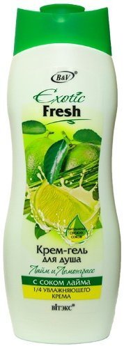 Крем-гель для душа Лайм и Лемонграсс Exotic Fresh Витэкс, 500 мл &mdash; TD-EX.RU