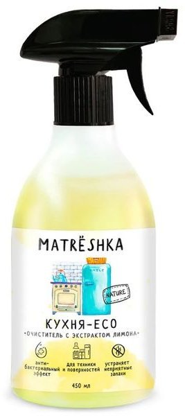 Очиститель с экстрактом лимона Кухня-ЭКО Matrёshka, 450 мл фото 1 &mdash; TD-EX.RU