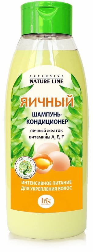 Шампунь-кондиционер "Яичный" EXCLUSIVE NATURE LINE Iris, 500 мл фото 1 &mdash; TD-EX.RU