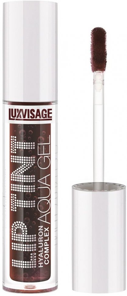 Тинт для губ с гиалуроновым комплексом LIP TINT AQUA GEL HYALURON COMPLEX тон 08 truffle Luxvisage фото 1 &mdash; TD-EX.RU
