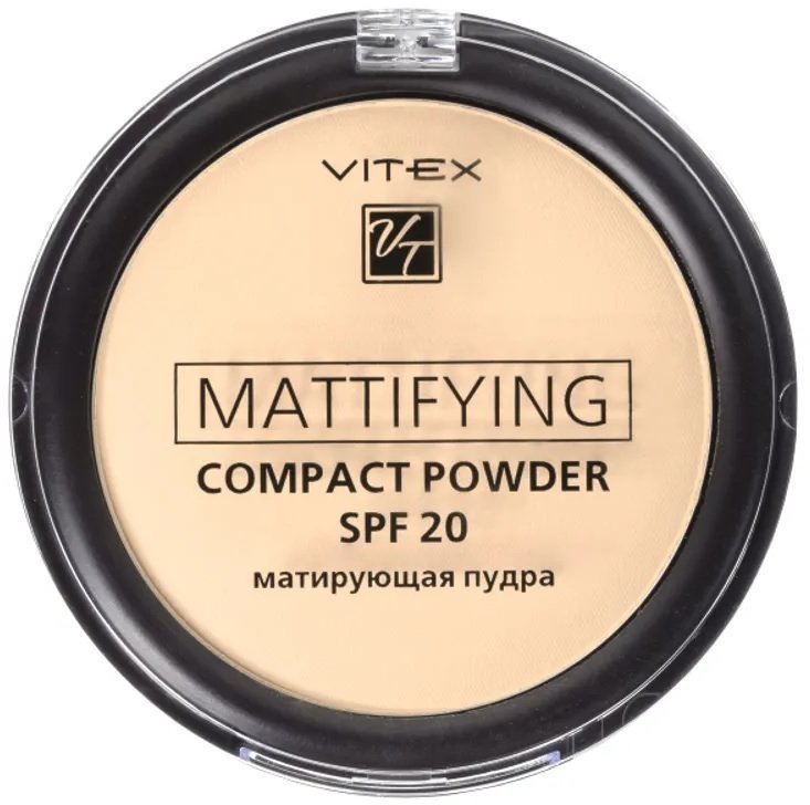 Пудра для лица Mattifying compact powder SPF20 Витэкс, тон 04 фото 1 &mdash; TD-EX.RU