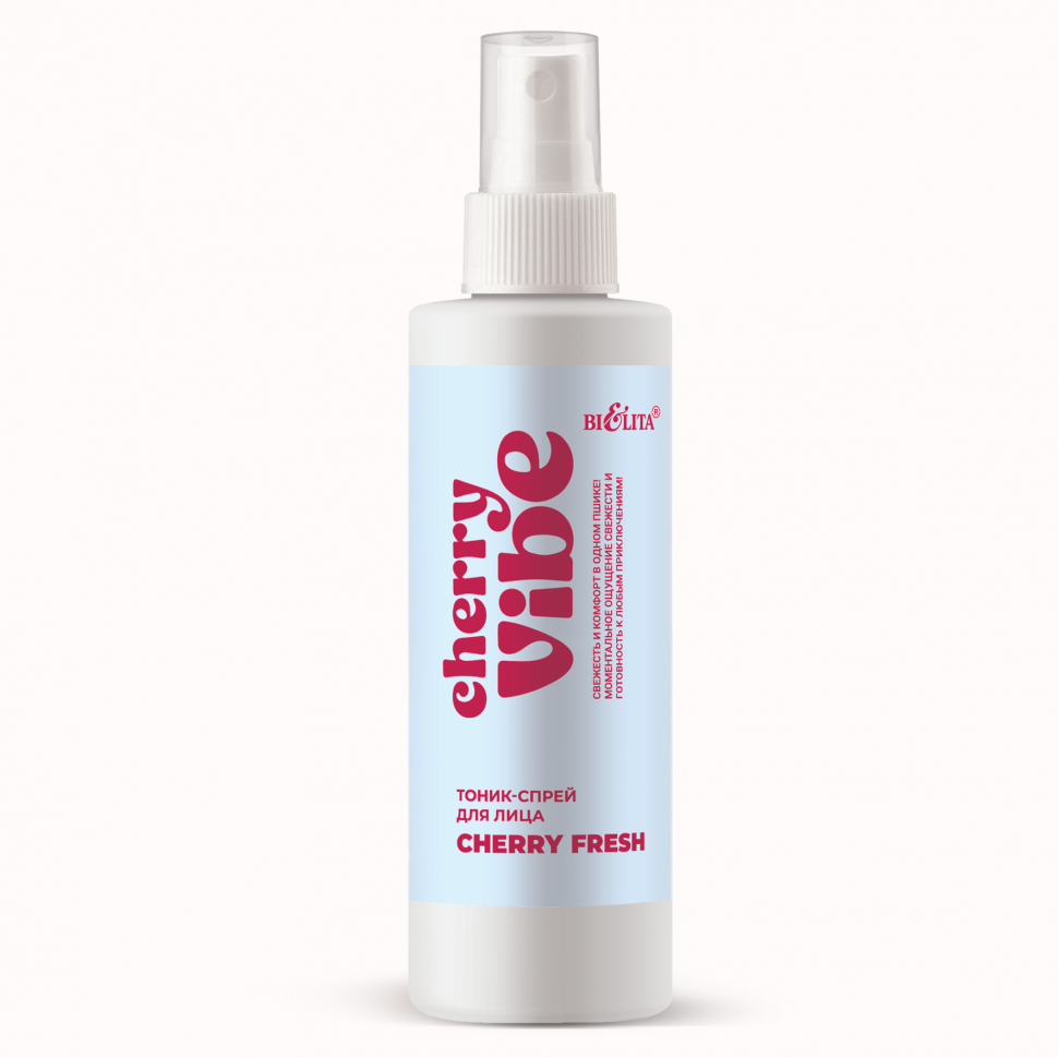 Тоник-спрей для лица Cherry fresh Cherry Vibe Белита, 150 мл.  фото 1 &mdash; TD-EX.RU