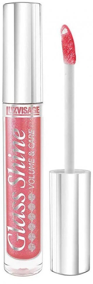 Блеск для губ Glass Shine тон 18 БЕЖЕВЫЙ С ПЕРЛАМУТРОМ Luxvisage фото 1 &mdash; TD-EX.RU