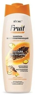 Шампунь ВОССТАНАВЛИВАЮЩИЙ для сухих и поврежденных волос Папайя, масло амлы Витэкс, 515 мл фото 1 &mdash; TD-EX.RU