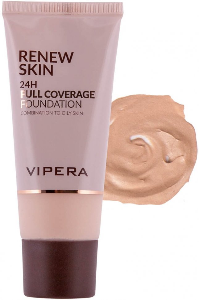 Тональный крем Renew Skin - oily and combination skin тон 02 fair VIPERA, 30 мл. фото 1 &mdash; TD-EX.RU