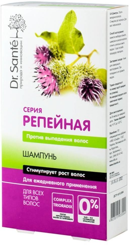 Шампунь Репейная серия Dr. Sante, 250 мл фото 1 &mdash; TD-EX.RU