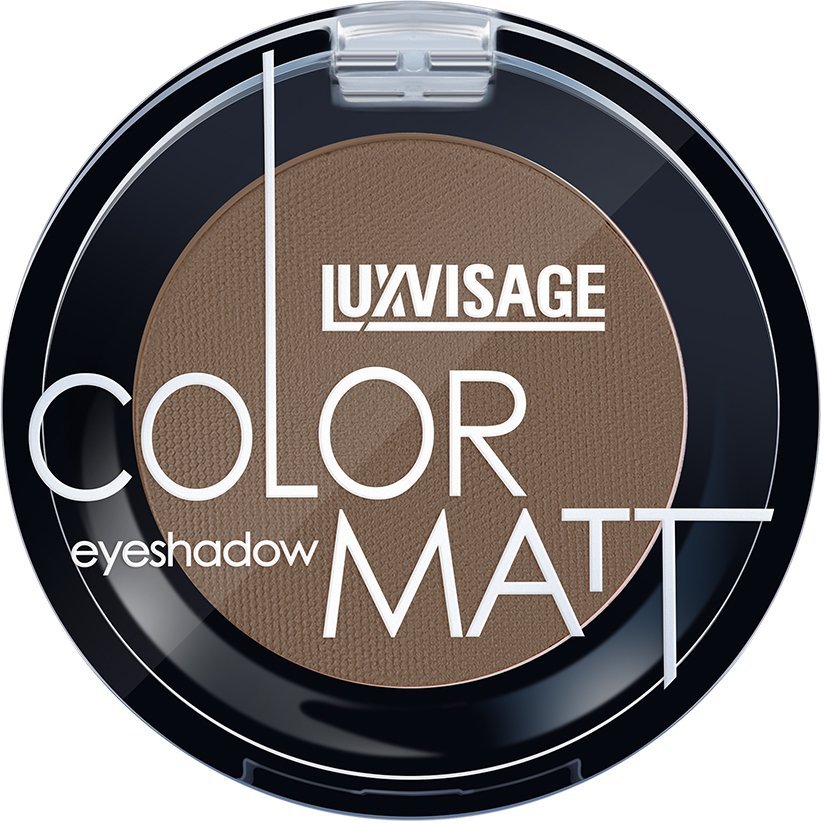 Тени для век тон 14 DARK BROWN COLOR MATT Luxvisage  фото 1 &mdash; TD-EX.RU