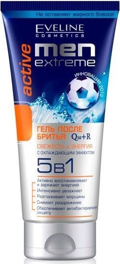 Гель после бритья Men Extreme 5в1 Q10+R Active Eveline, 200 мл фото 1 &mdash; TD-EX.RU