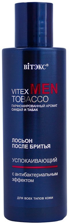 Успокаивающий лосьон после бритья для всех типов кожи MEN TOBACCO Витэкс, 150 мл.  фото 1 &mdash; TD-EX.RU