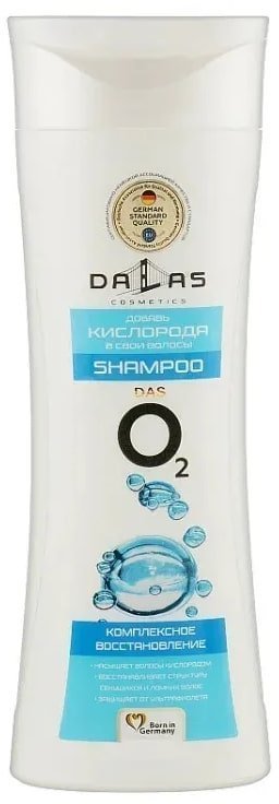 Dallas шампунь для восстановления волос DAS O2, 300 мл фото 1 &mdash; TD-EX.RU
