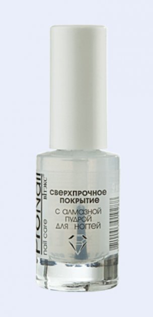 Витекс, PRO Nail Сверхпрочное покрытие с алмазной пудрой для ногтей, 8 мл фото 1 &mdash; TD-EX.RU