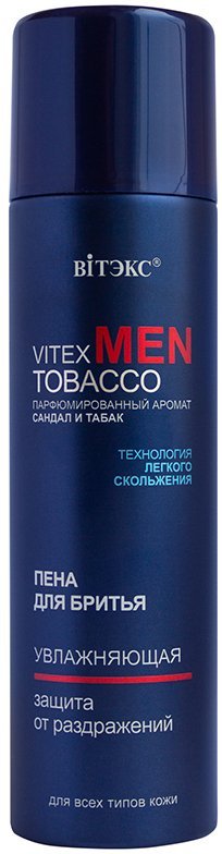 Увлажняющая пена для бритья для всех типов кожи MEN TOBACCO Витэкс, 250 мл. фото 1 &mdash; TD-EX.RU