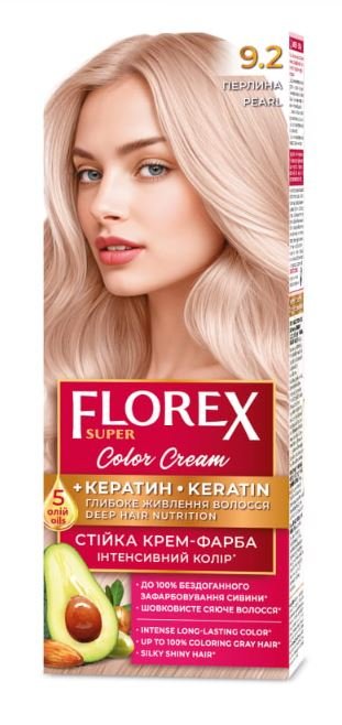 Florex-Super NEW КЕРАТИН Краска для волос 9.2 Жемчужный фото 1 &mdash; TD-EX.RU