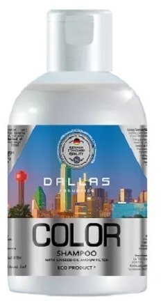Dallas шампунь для окрашенных и поврежден.волос с льняным маслом и УФ-фильтром Color Protect, 500 мл фото 1 &mdash; TD-EX.RU
