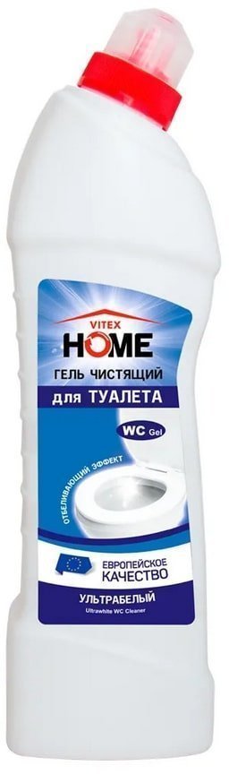 VITEX HOME Гель чистящий для ТУАЛЕТА ультрабелый, 750 мл фото 1 &mdash; TD-EX.RU