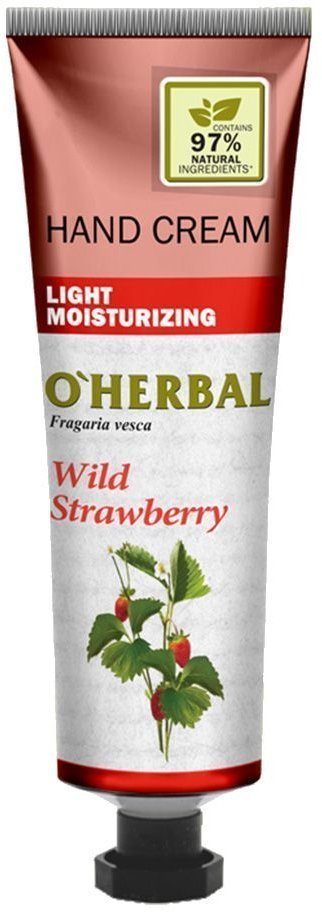 Легкий крем для рук увлажняющий Земляника, O’Herbal, 30 мл фото 1 &mdash; TD-EX.RU