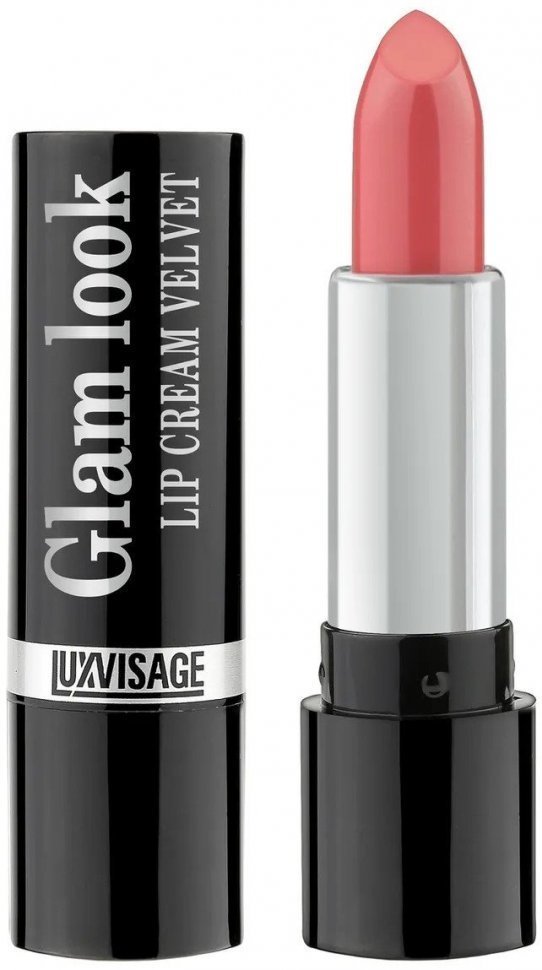 Помада для губ GLAM LOOK cream velvet сатиновая тон 322 Арбузный сорбет Luxvisage фото 1 &mdash; TD-EX.RU
