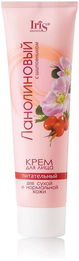 Крем для лица "Ланолиновый" с шиповником питательный Iris, 115 мл &mdash; TD-EX.RU