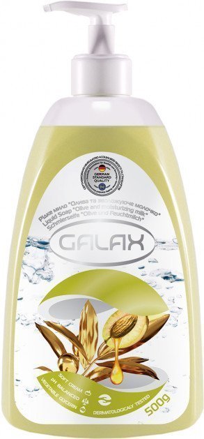 Galax Жидкое мыло "Олива и увлажняющее молочко", 500 мл фото 1 &mdash; TD-EX.RU