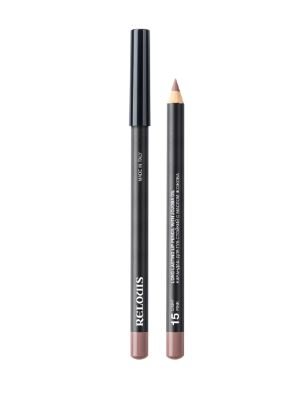 Карандаш для губ стойкий с маслом жожоба RELOUIS тон:15 LIGHT PINK фото 1 &mdash; TD-EX.RU