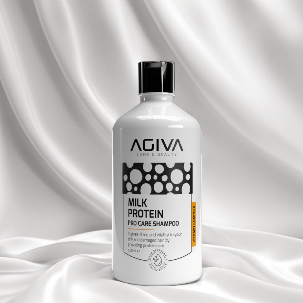 Шампунь для волос MILK PROTEIN AMINO COMPLEX PRO CARE  AGİVA, 500 мл.  фото 1 &mdash; TD-EX.RU