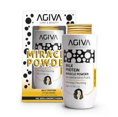 Пудра для волос MILK PROTEIN AMINO COMPLEX PRO CARE AGİVA, 20 гр фото 1 &mdash; TD-EX.RU