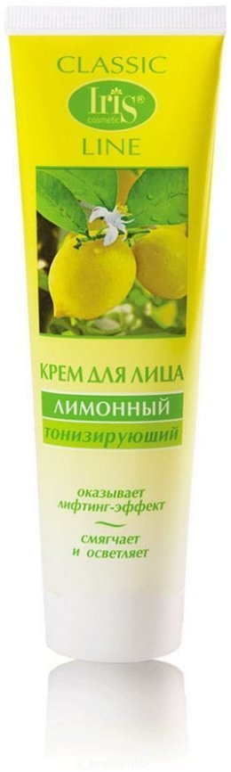 Крем для лица "Лимонный" тонизирующий Classic Line Iris, 100 мл &mdash; TD-EX.RU