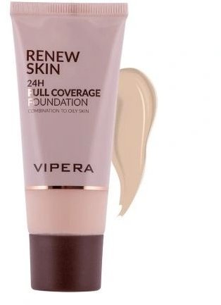 Тональный крем Renew Skin - oily and combination skin тон 08 alabaste VIPERA, 30 мл.    фото 1 &mdash; TD-EX.RU