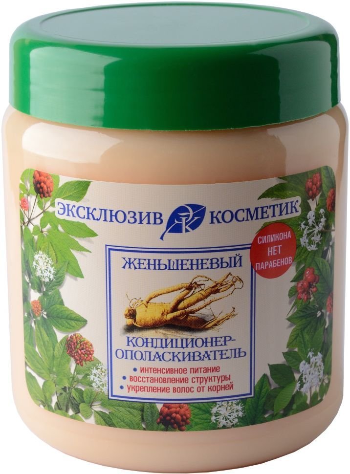 Кондиционер-ополаскиватель "Женьшеневый" Эксклюзивкосметик, 500 мл фото 1 &mdash; TD-EX.RU