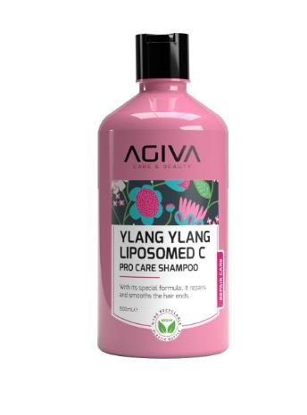 Шампунь для волос YLANG YLANG LIPOZOM C PRO CARE AGİVA, 500 мл фото 1 &mdash; TD-EX.RU