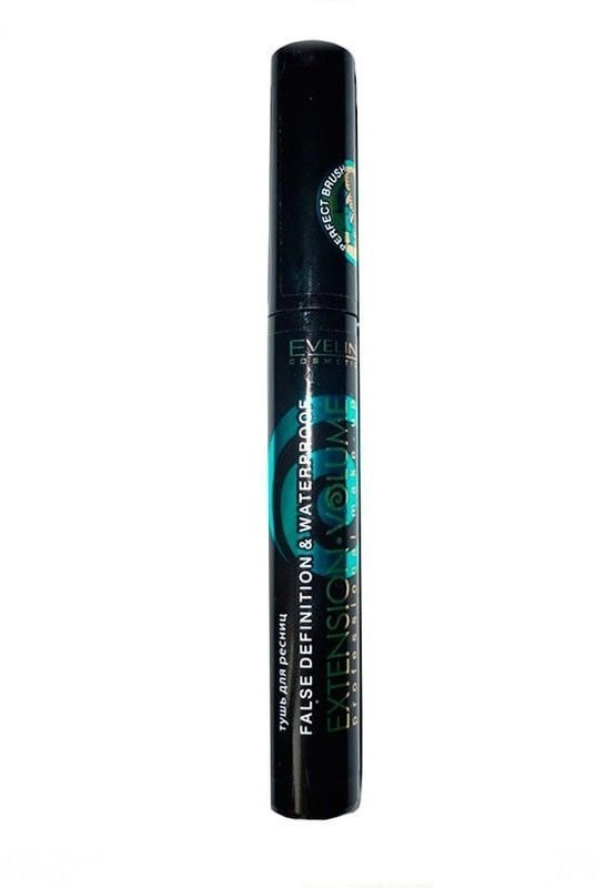 Водостойкая тушь для ресниц Extension Volume Professional Make-Up Eveline, 10 мл фото 1 &mdash; TD-EX.RU
