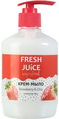Fresh Juice. Жидкое крем-мыло Superfood Strawberry & Chia, 460 мл фото 1 &mdash; TD-EX.RU