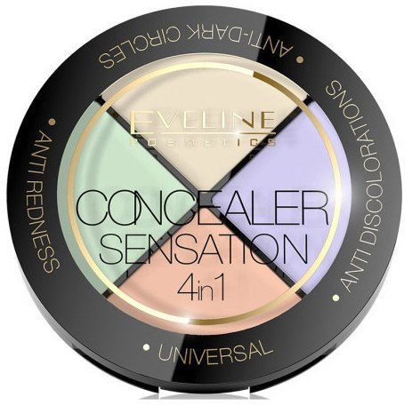 Професс набор корректоров для макияжа лица CONCEALER SENSATION 4in1;  4,4 гр фото 1 &mdash; TD-EX.RU