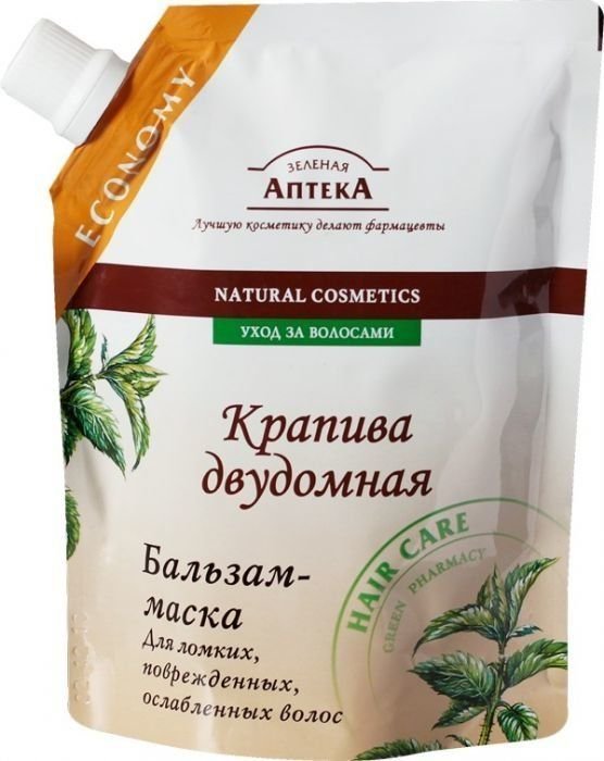 Бальзам-маска для ломких волос Зеленая аптека, 200 мл фото 1 &mdash; TD-EX.RU