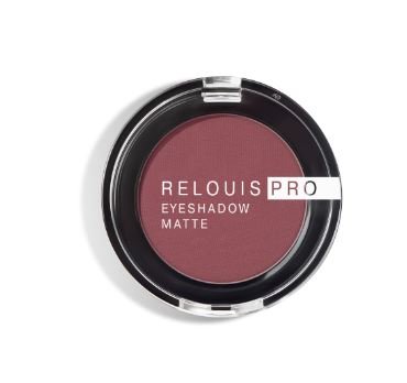 Тени для век RELOUIS PRO Eyeshadow Matte тон 19 BURGUNDY, 3 г  фото 1 &mdash; TD-EX.RU
