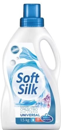 Средство для стирки жидкое "Soft Silk" Universal Romax, 1,5 л фото 1 &mdash; TD-EX.RU