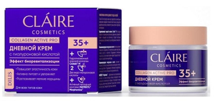 Дневной крем 35+ Collagen Active Pro CLAIRE Dilis, 50 мл фото 1 &mdash; TD-EX.RU