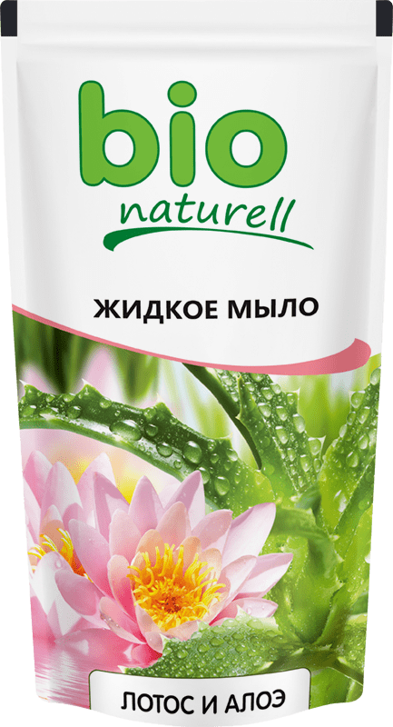 Жидкое мыло "Лотос и Алоэ" BIO Naturell, 500 мл фото 1 &mdash; TD-EX.RU