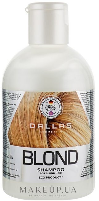 Dallas шампунь увлажняющий для светлых волос BLONDE НIGHLIGHT, 1000 мл фото 1 &mdash; TD-EX.RU