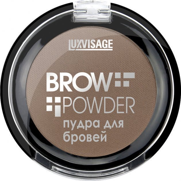 Пудра для бровей Brow powder тон 1 light taupe LUXVISAGE фото 1 &mdash; TD-EX.RU