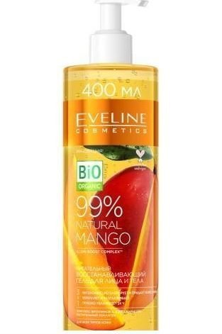 Гель для лица и тела «Питательный восстанавливающий 3 в 1 MANGO» 99% NATURAL Eveline, 400 мл фото 1 &mdash; TD-EX.RU