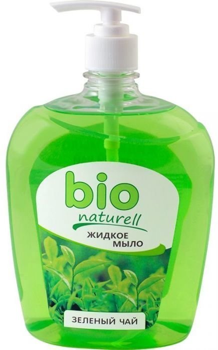 Жидкое мыло с дозатором "Зеленый чай" BIO Naturell, 1000 мл фото 1 &mdash; TD-EX.RU