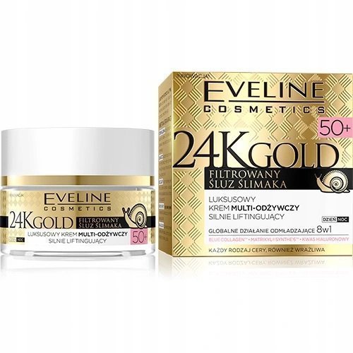 Питательный крем против морщин 24KGOLD MULTI-NOURISHING 50+ день/ночь Eveline, 50 мл фото 1 &mdash; TD-EX.RU