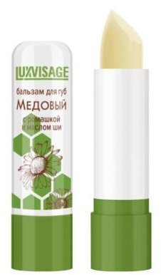 Бальзам для губ медовый с ромашкой и маслом ши LUXVISAGE фото 1 &mdash; TD-EX.RU