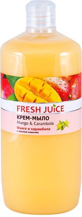 Гель-мыло с дозатором "Mango&Carambola" Fresh Juice, 1000 мл фото 1 &mdash; TD-EX.RU