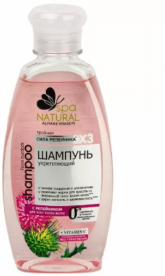 Шампунь укрепляющий "Тройная сила репейника", Natural Spa, 250 мл фото 1 &mdash; TD-EX.RU