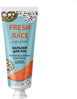 Fresh Juice. Бальзам для рук Superfood Baobab & Caribbean Gold Melon, 30 мл фото 1 &mdash; TD-EX.RU